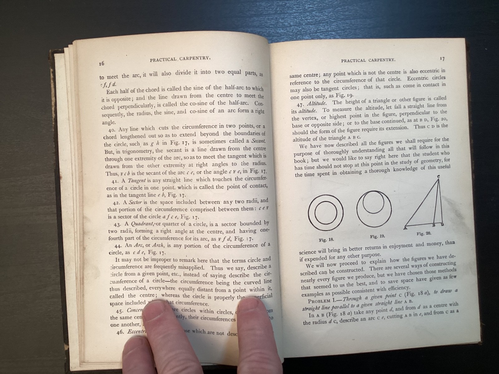 Practical Carpentry~Fred Hodgson~1898 Illustrated HC Book