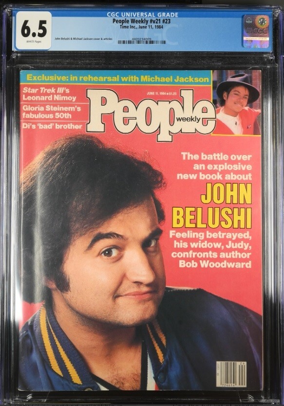 John Belushi Cover People Magazine June 11, 1984 CGC Graded 6.5