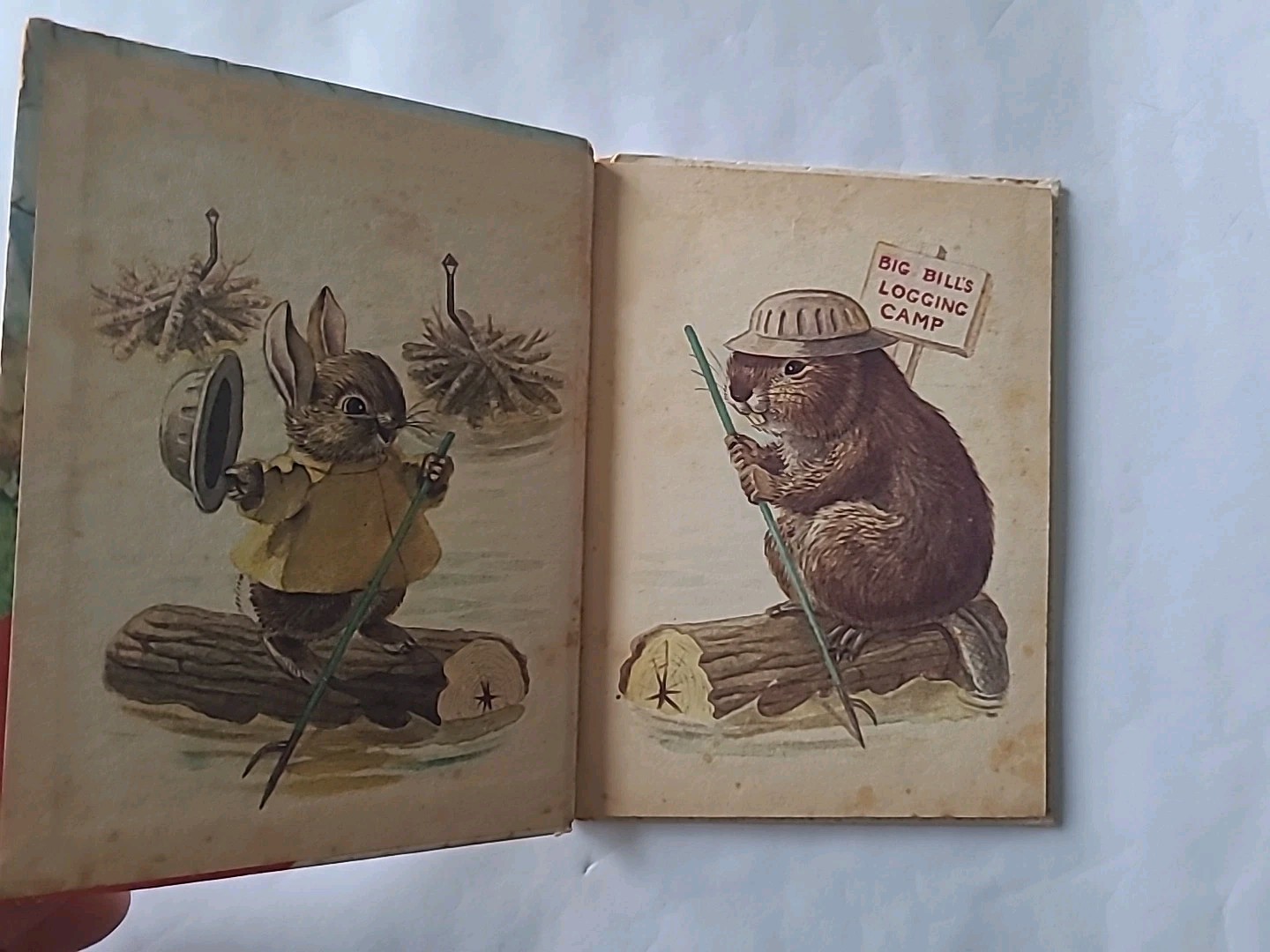 Vintage Rand McNally & Whitman Flopears, Mr Snitzel, Mother Goose, Horse Charlie