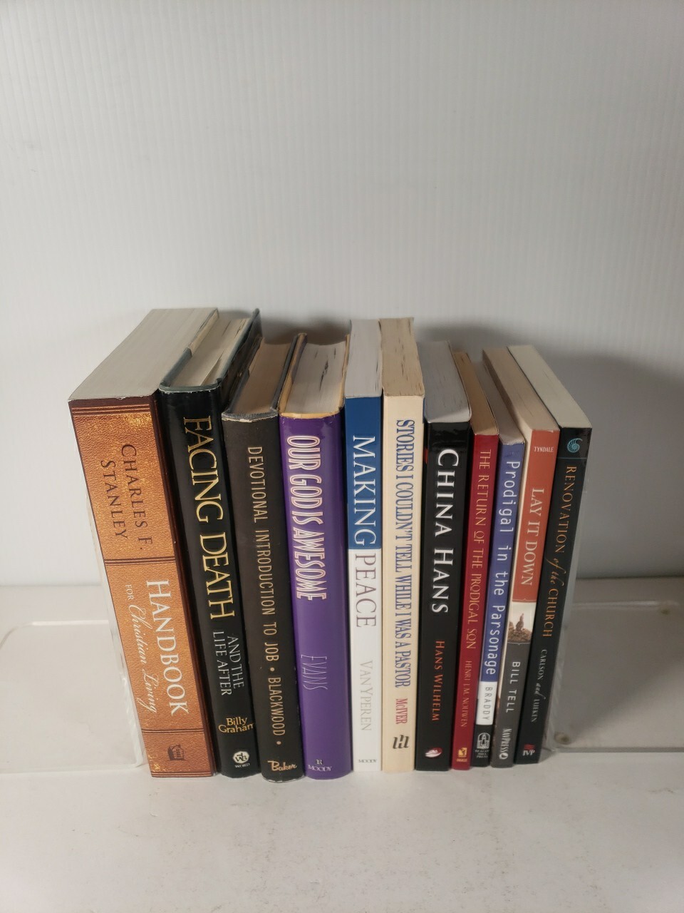 Bible Study (11 Books) Christianity, Serving God, Stanley, Evans, Graham, Tell