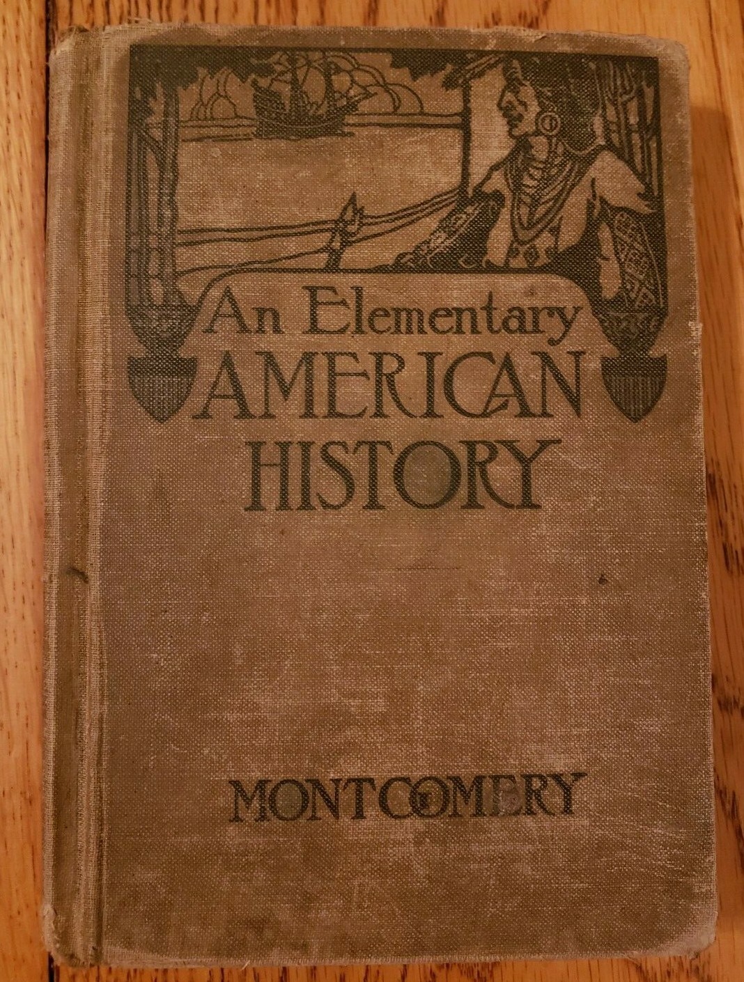 Vintage Hardcover 1930 An Elementary American History by D.H. Montgomery