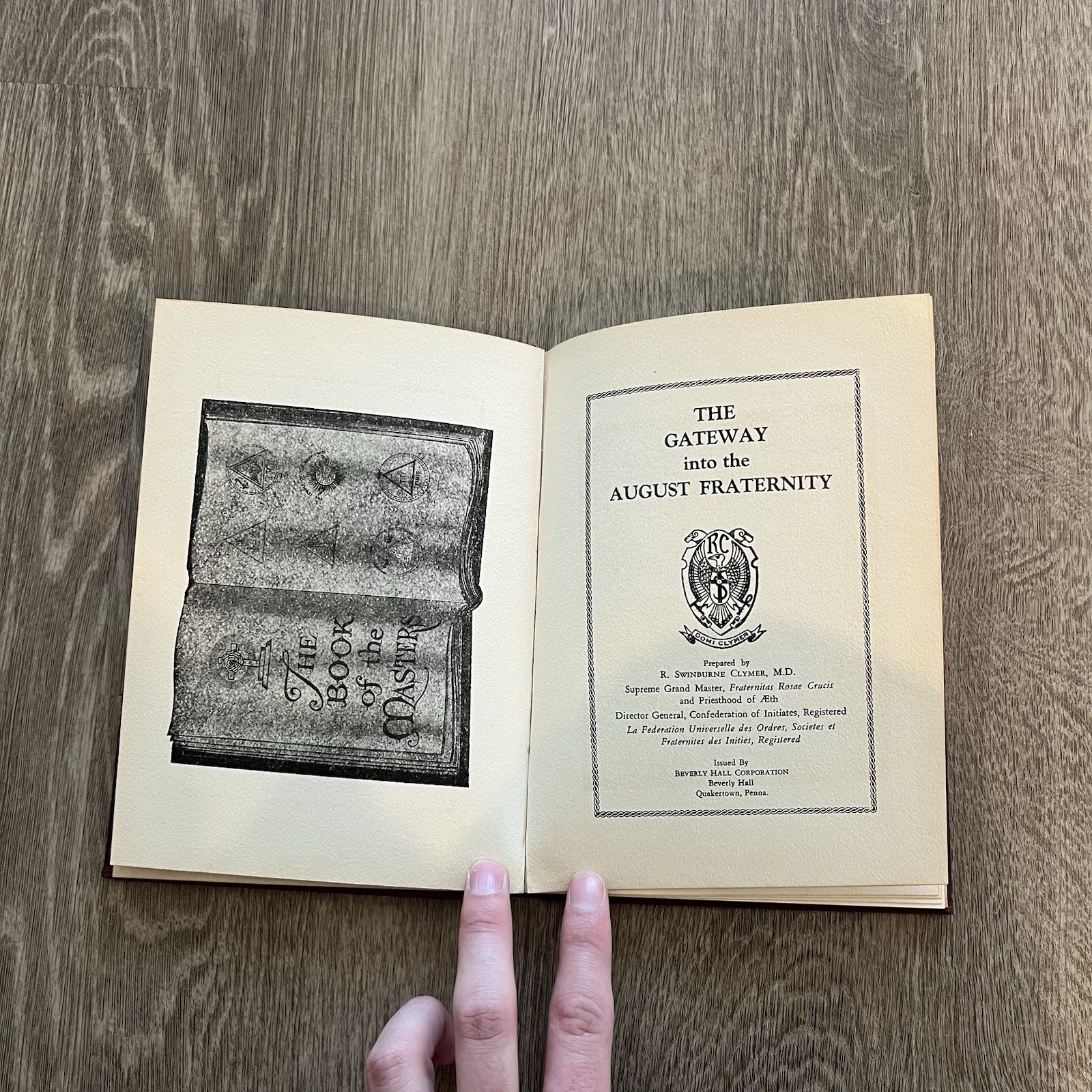 1950s Rare Rosicrucian FRC Book Lot R Swinburne Clymer Masters Restricted