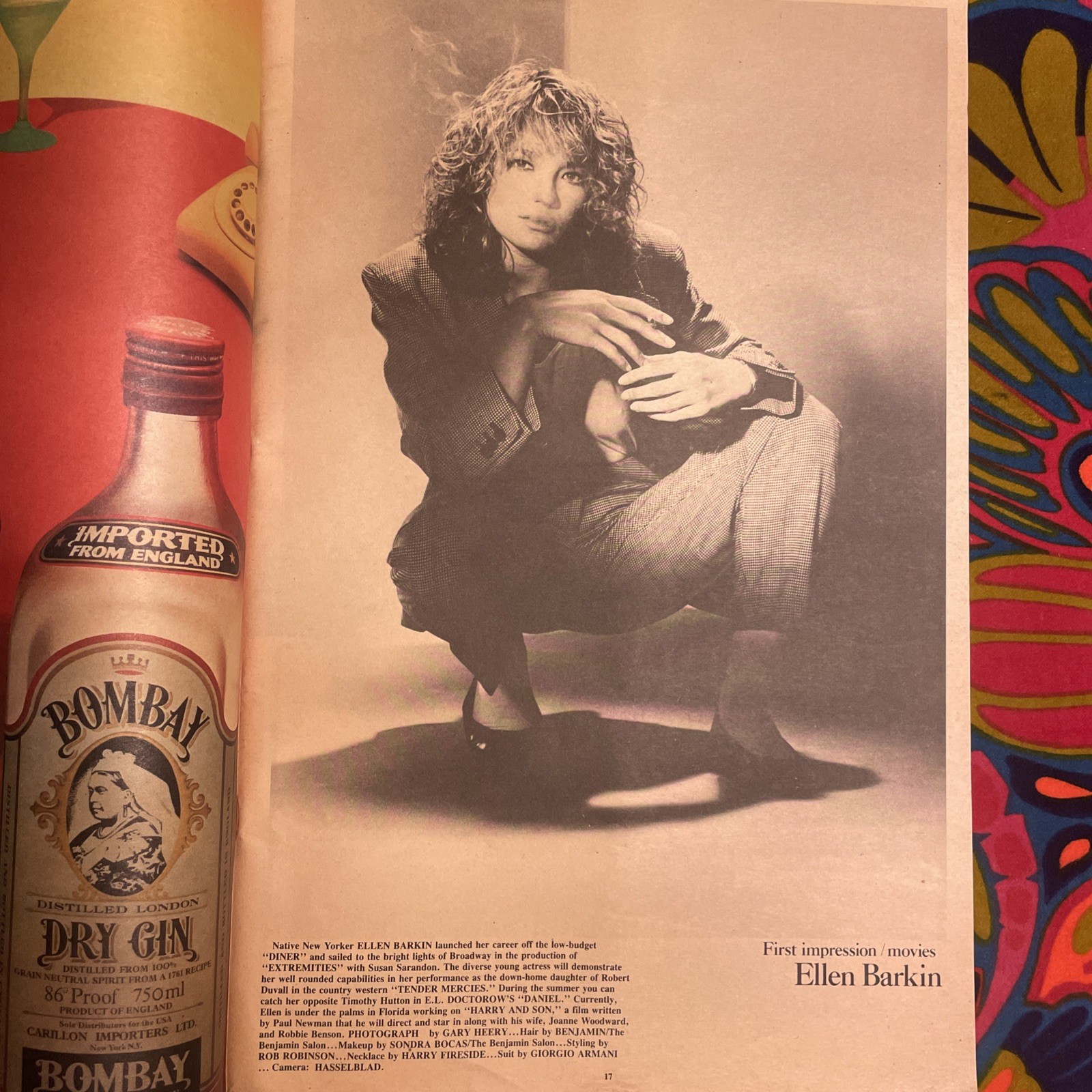 Andy Warhol’s INTERVIEW Magazine March 1983 Twiggy Phil Collins Ellen Barkin