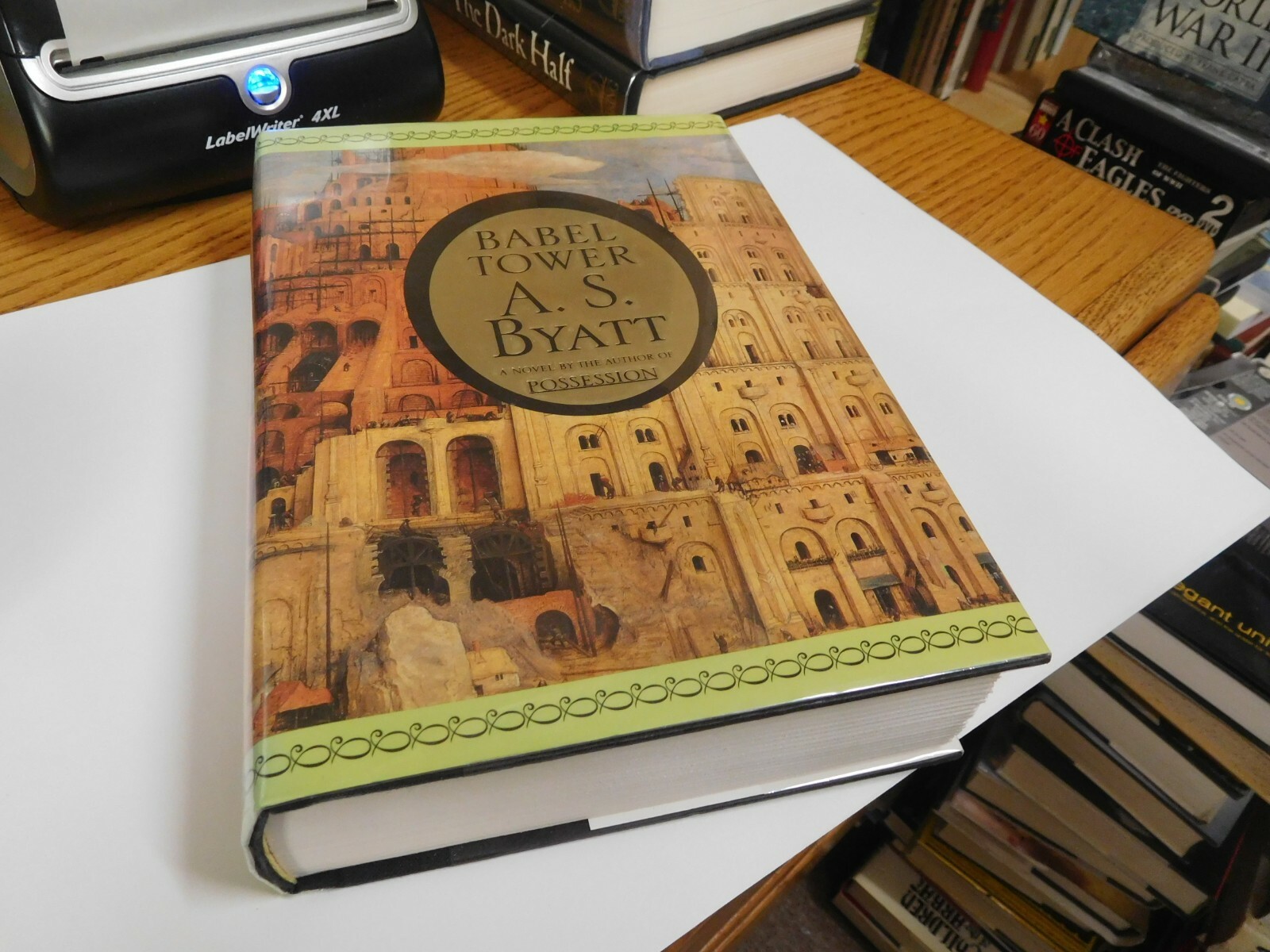Babel Tower A.S. Byatt SIGNED 1st edition VG+ Hardcover/DJ