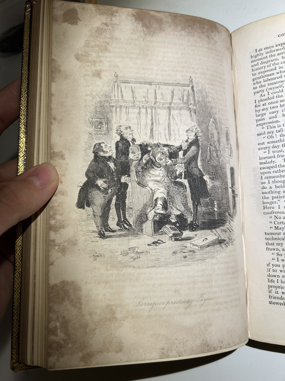 1839 FINE BINDING Harry Lorrequer by Charles Lever, Phiz Illustrated 1st Edition