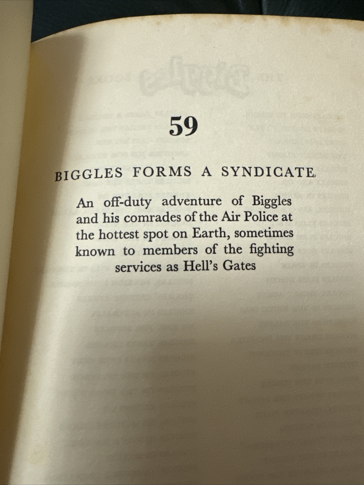 Biggles Forms a Syndicate (Johns, W. E. ; Illus Stead – 1961) First Edition