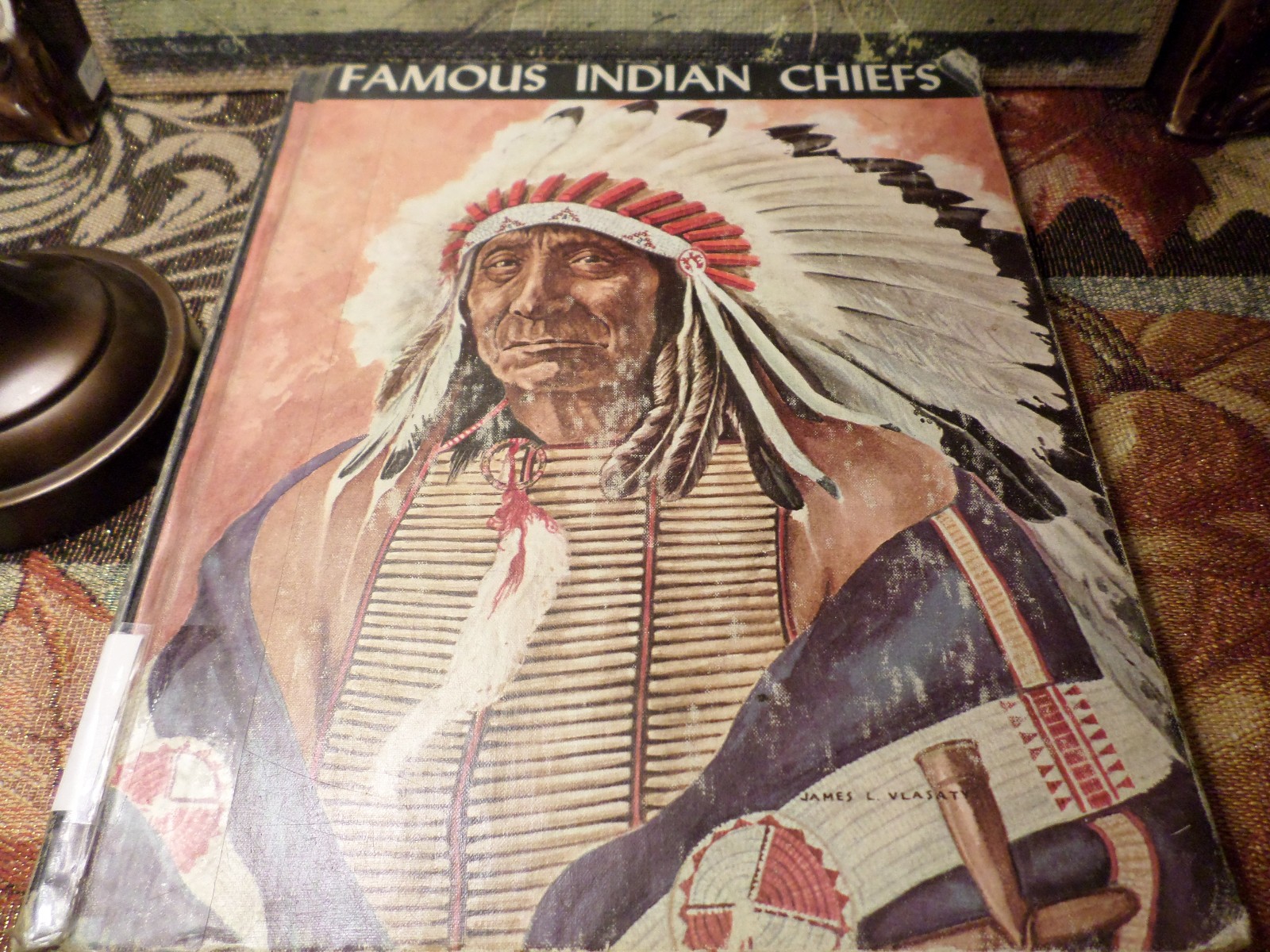 Famous Indian Chiefs 1972 John W. Moyer Vintage Hardcover