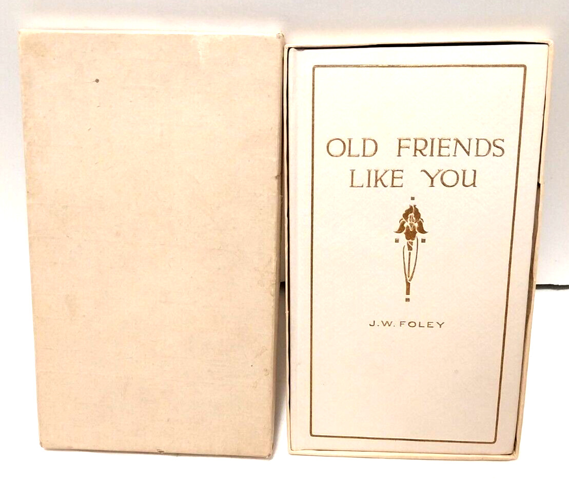 OLD FRIENDS LIKE YOU by J W Foley (1914, Thin Hardcover) In Original Box / Rare!