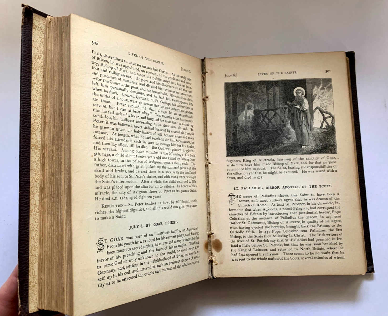 Antique PICTORIAL LIVES of the SAINTS HC Illustrated 1888