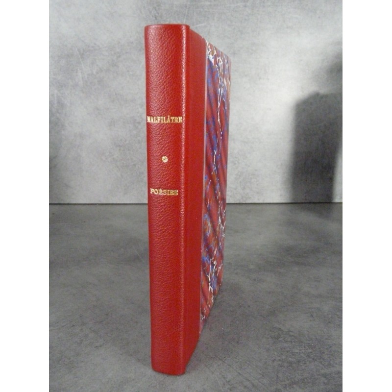 Malfilatre Poems Quantin 1884 Draught Links Petit Quantity Good Copy