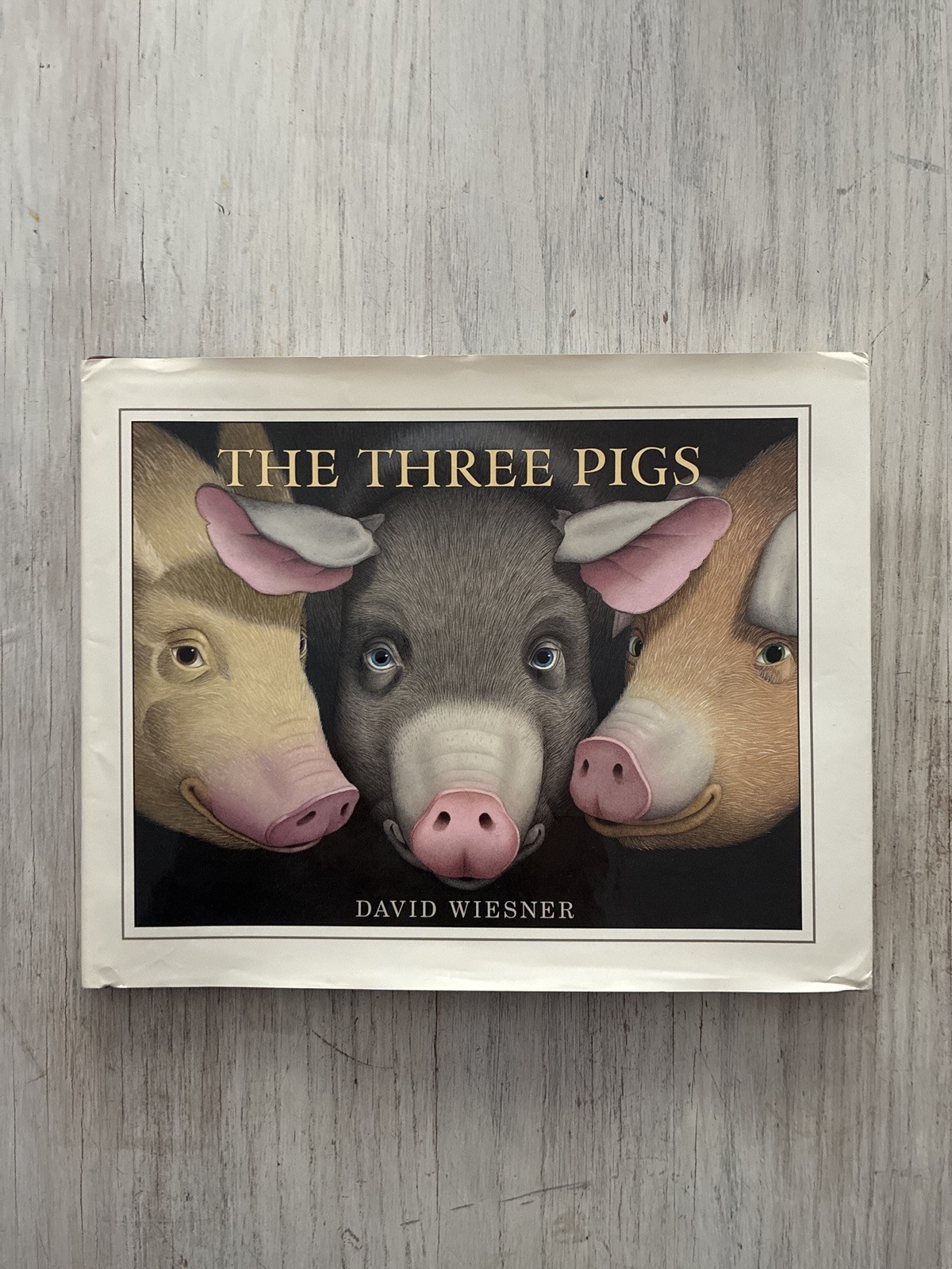 The Three Little Pigs by David Wiesner Caldecott HCDJ First Edition 1st Printing