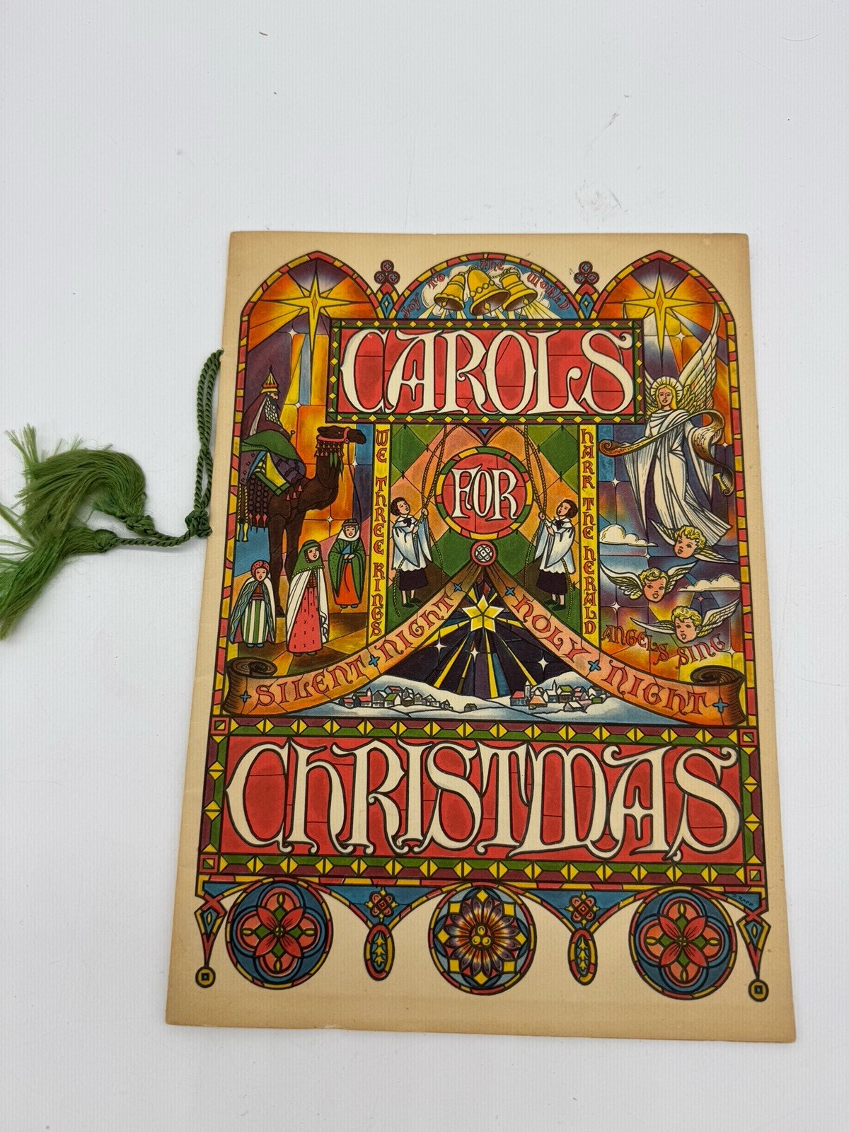 Carols For Christmas Illustrated Booklet Christmas Carolers Book in Song & Story