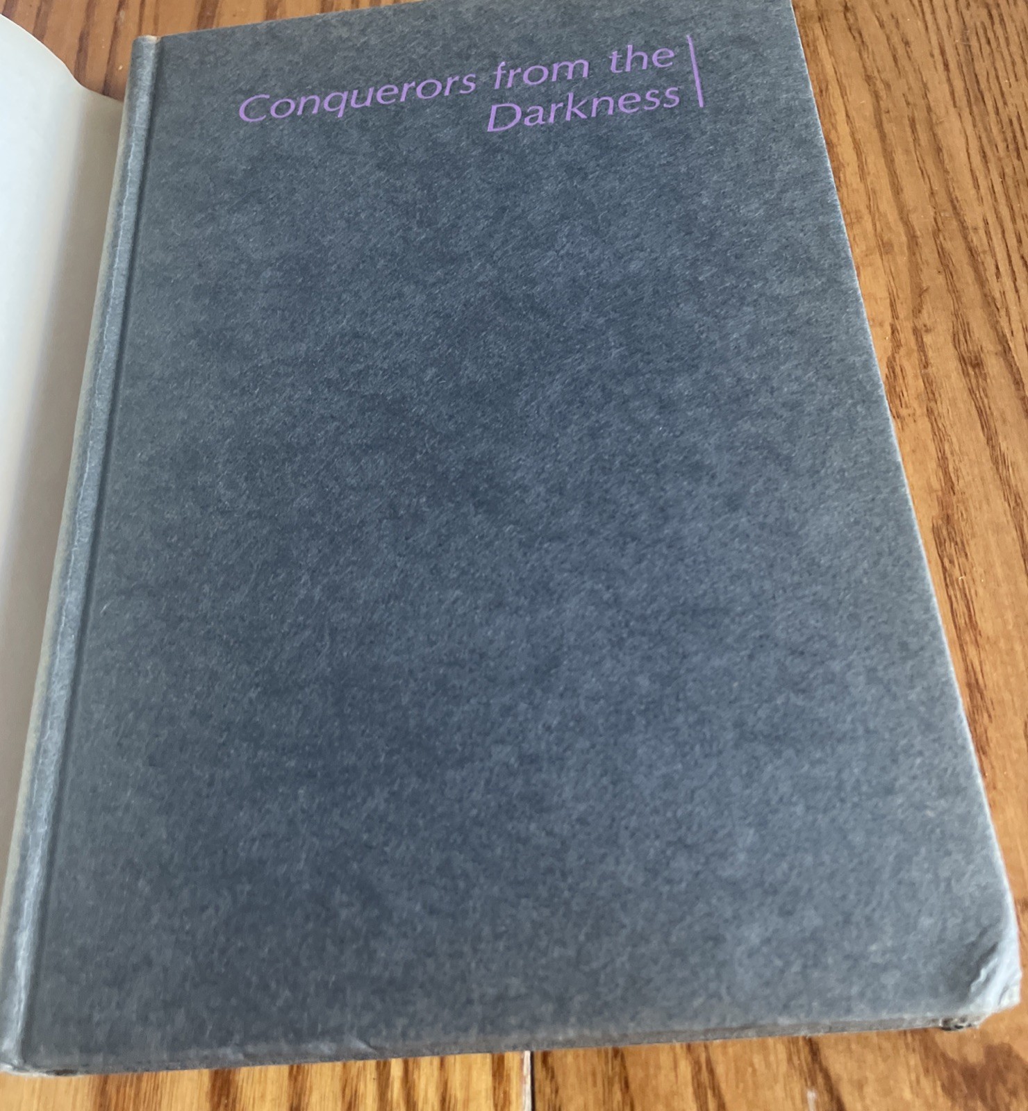 Conquerors From the Darkness Robert Silverberg 1965 HC W DJ Vintage Sci-Fi