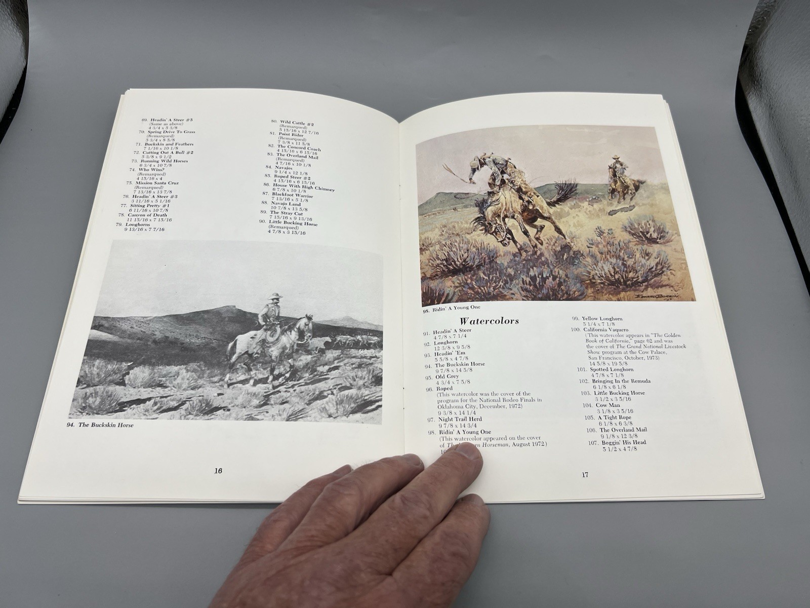 Edward Borein The Katherine H. Haley Collection – 1974 Phoenix Art Museum