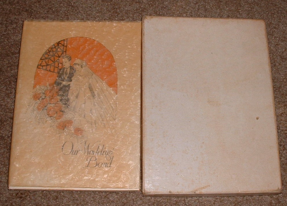 Our Wedding Book – Unused 1934 – In Original Box or Carton