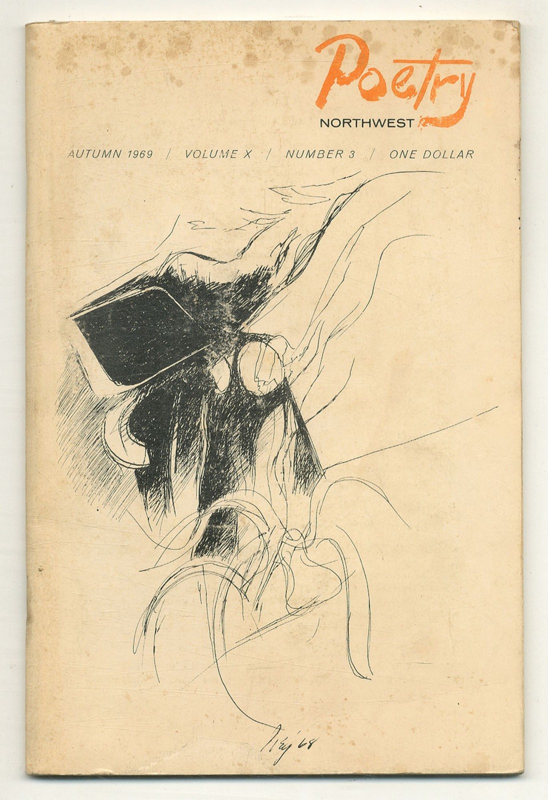 David WAGONER / Poetry Northwest – Volume Ten Number Three Autumn 1969 1st ed