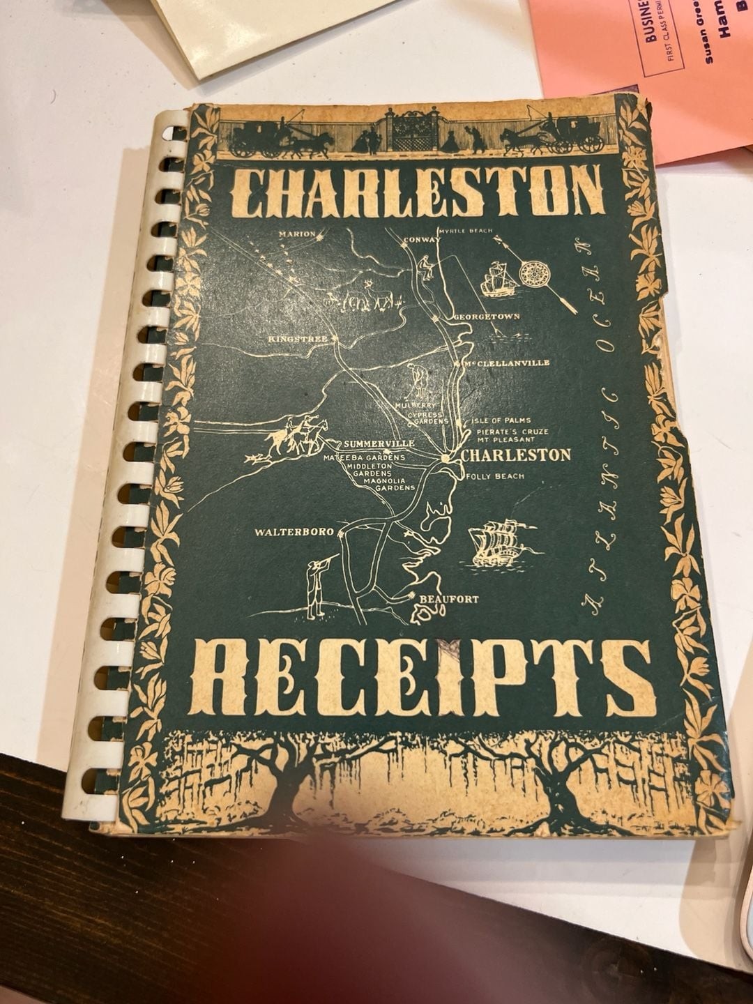 Vintage 1950 Charleston Receipts Cookbook Sixth Printing 1952 Spiral Bound
