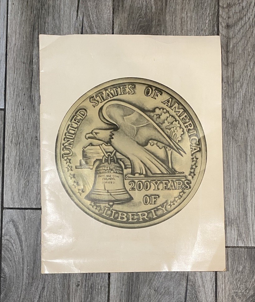 „200 Years of Liberty“. 1976 historical documents booklet Bicentennial