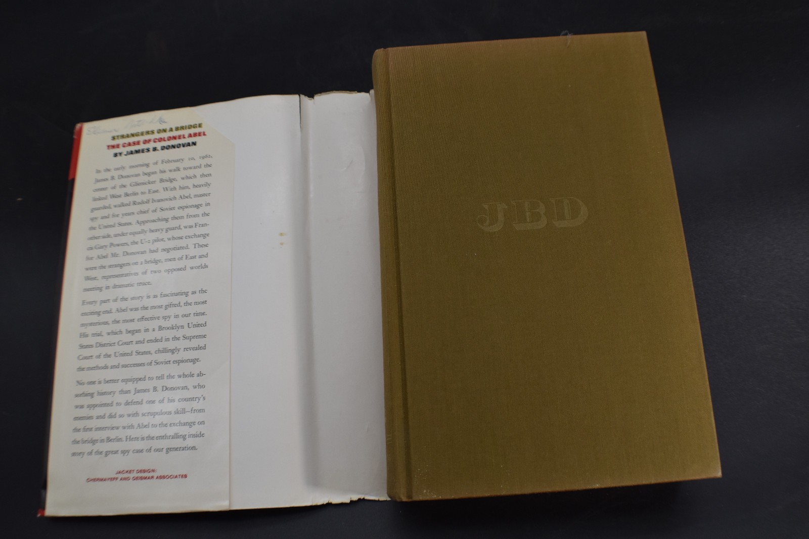 *FIRST* Strangers on a Bridge: The Case of Colonel Abel by James B. Donovan HCDJ