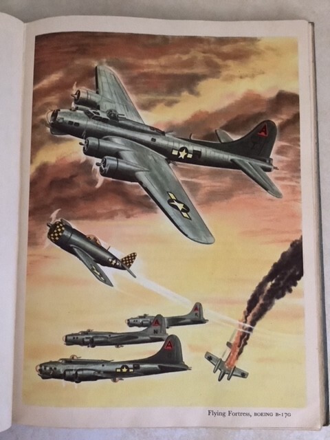 Our Fighting Planes Kinert 1946 Military Aircraft WWII Color Artwork! Fighters
