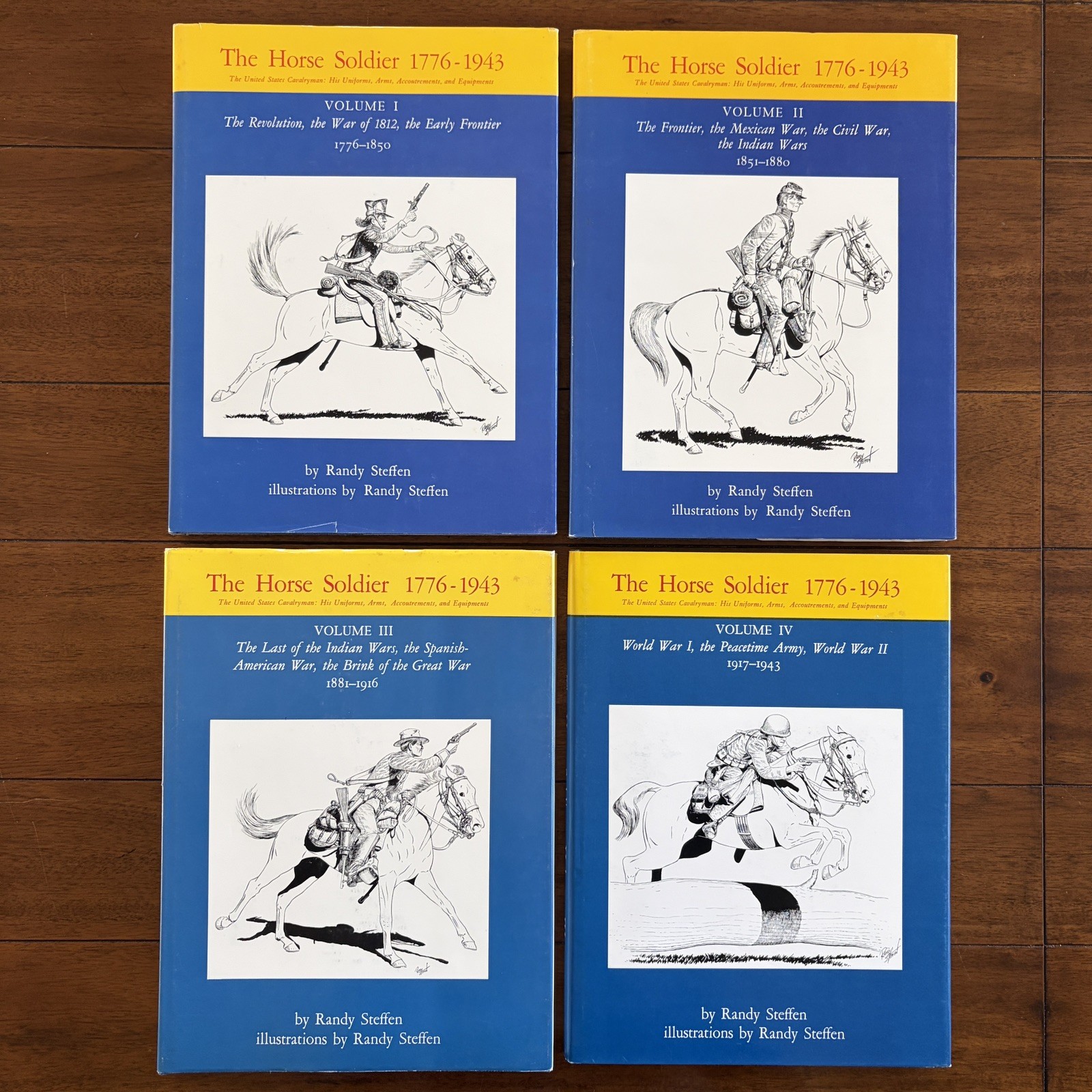 (hardcovers) Horse Soldier 1776-1943 COMPLETE SET Randy Steffen