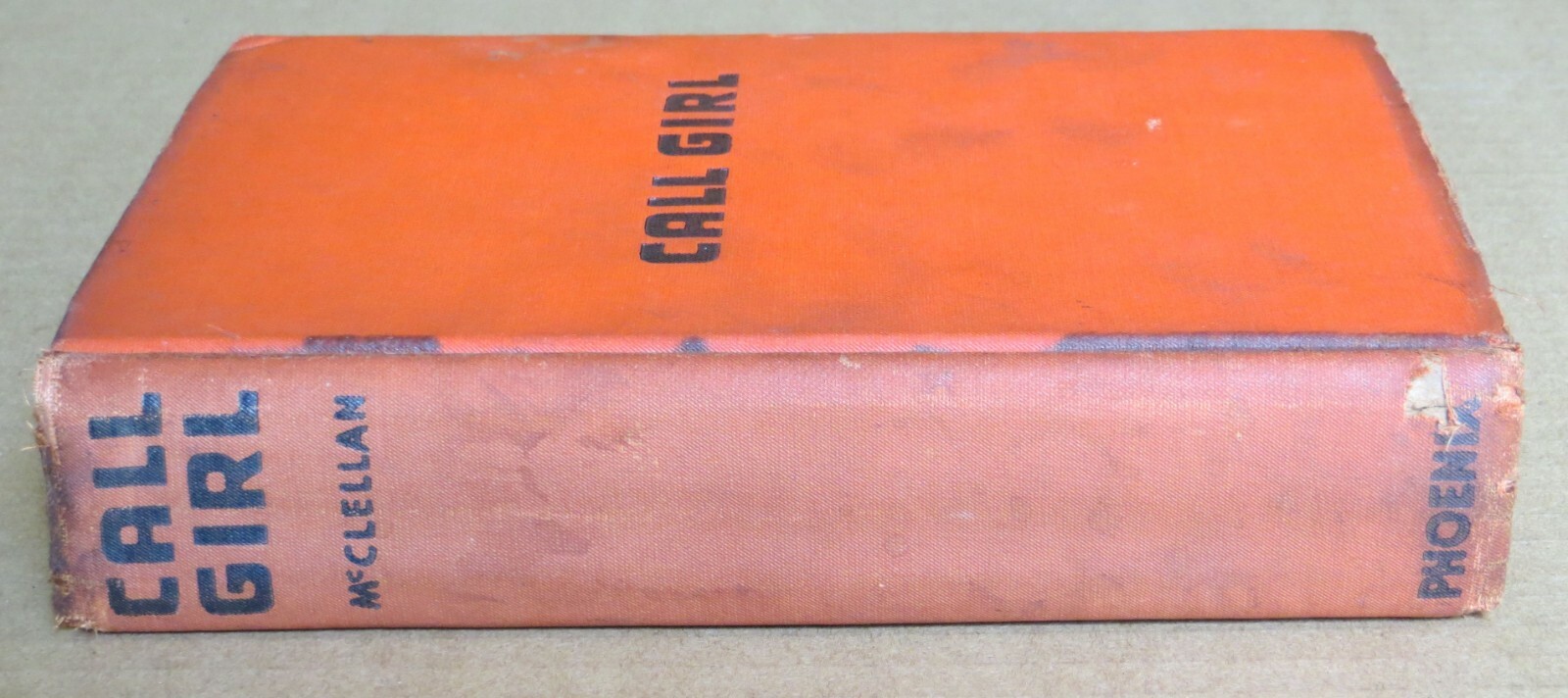 William McClellan CALL GIRL First Edition 1939 by Phoenix Press