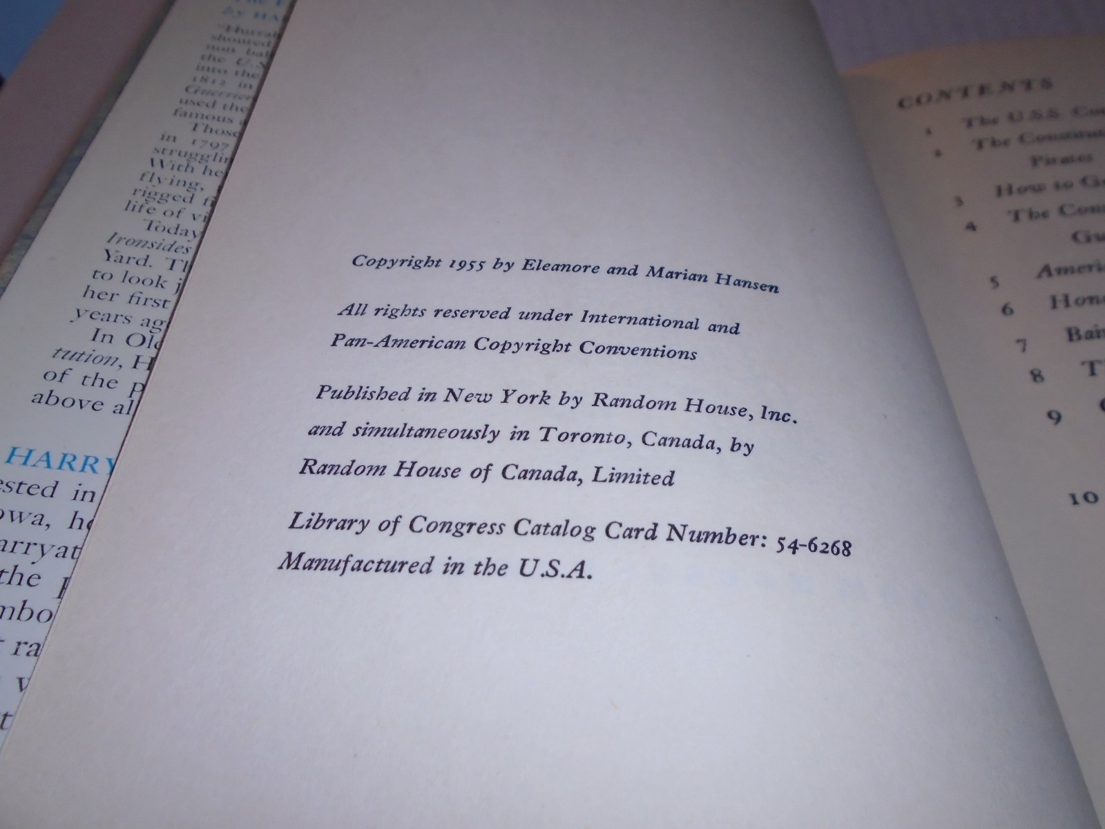 1955 – Old Ironsides, Fighting Constitution #51, Landmark Books American History