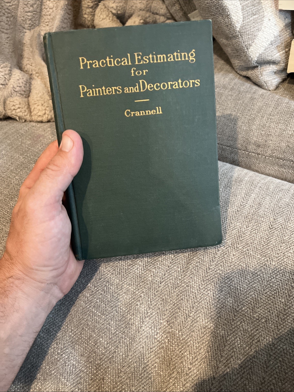 1942 Practical Estimating for Painters and Decorators textbook, Crannell