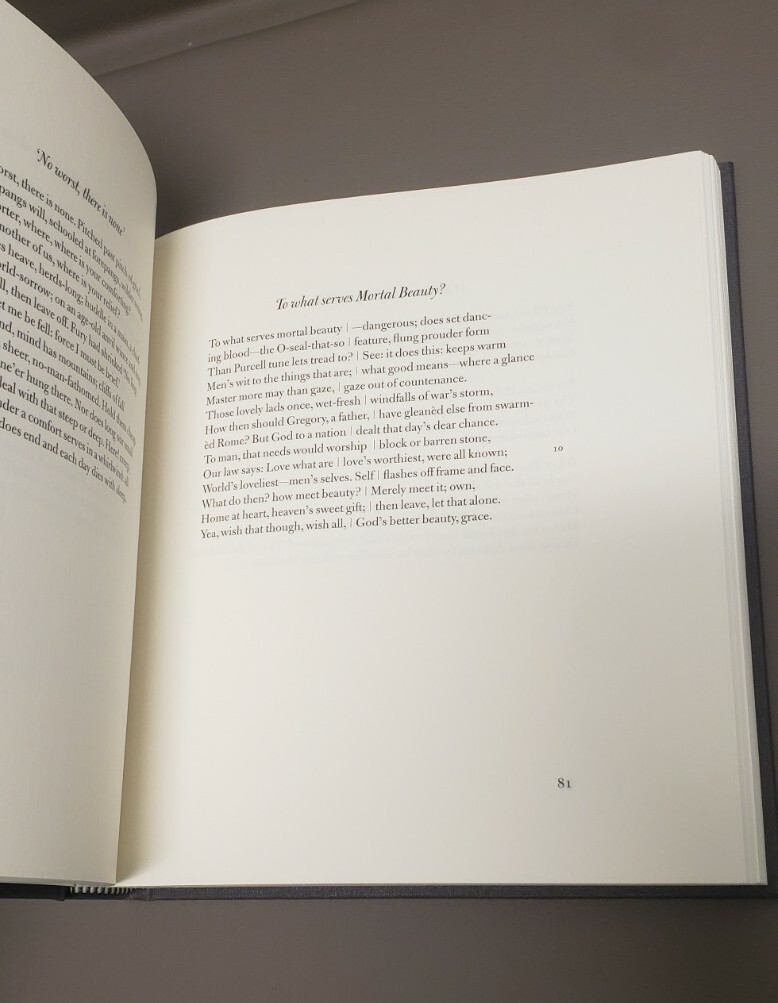 Rare Gerald Manley Hopkins Selected Poems & Prose Folio Society hardcover 2012