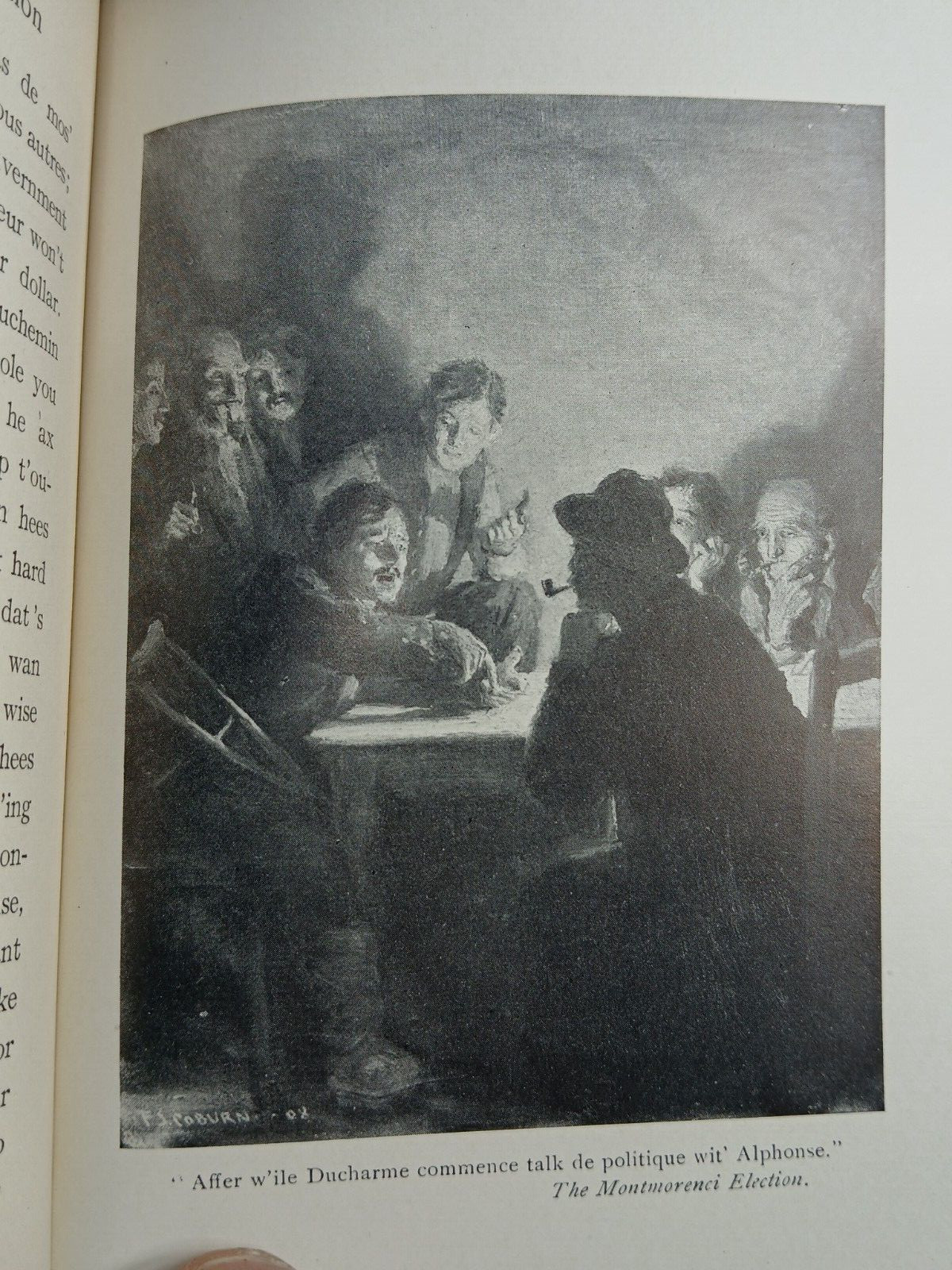 Signed, THE GREAT FIGHT; POEMS & SKETCHES by WM. HENRY DRUMMOND-1908, 1ST ED, IL