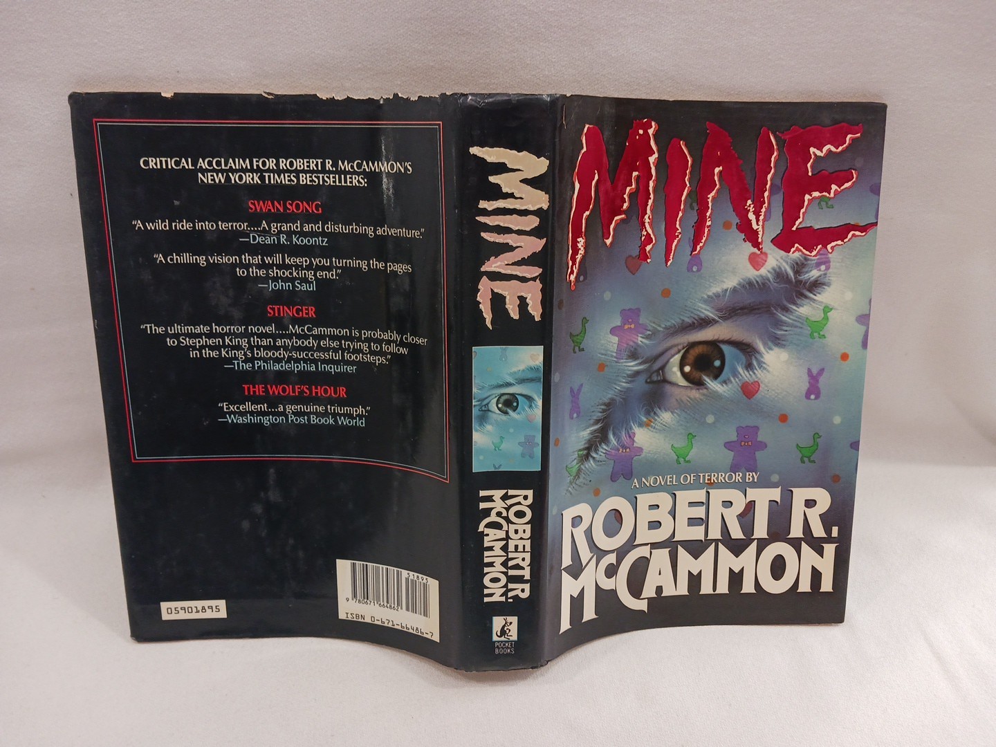 Mine Robert R McCammon First Edition 1st Printing Hardcover Vintage Horror Books