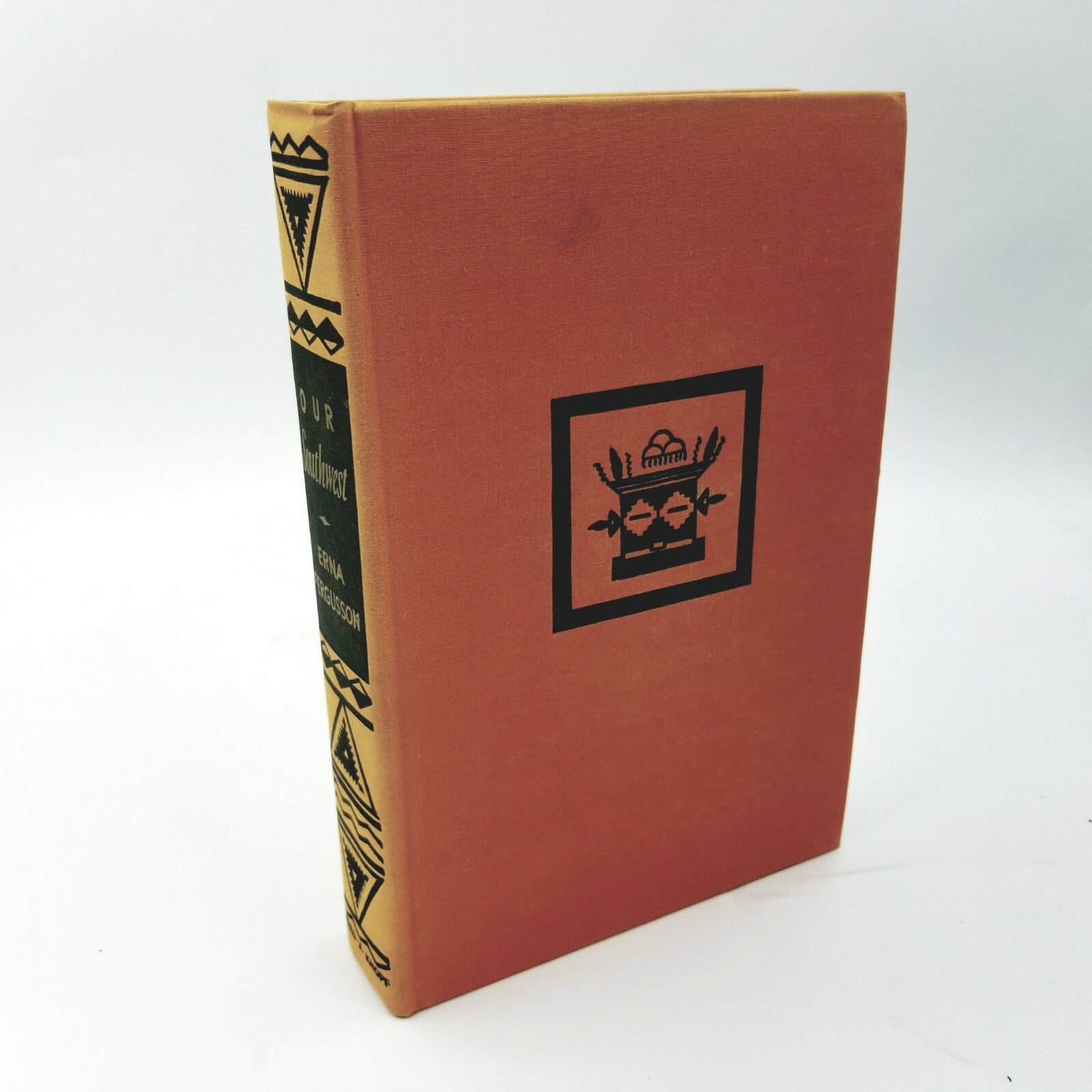 Our Southwest by Erna Fergusson – 1946 Knopf – Illustrated Travel History Maps