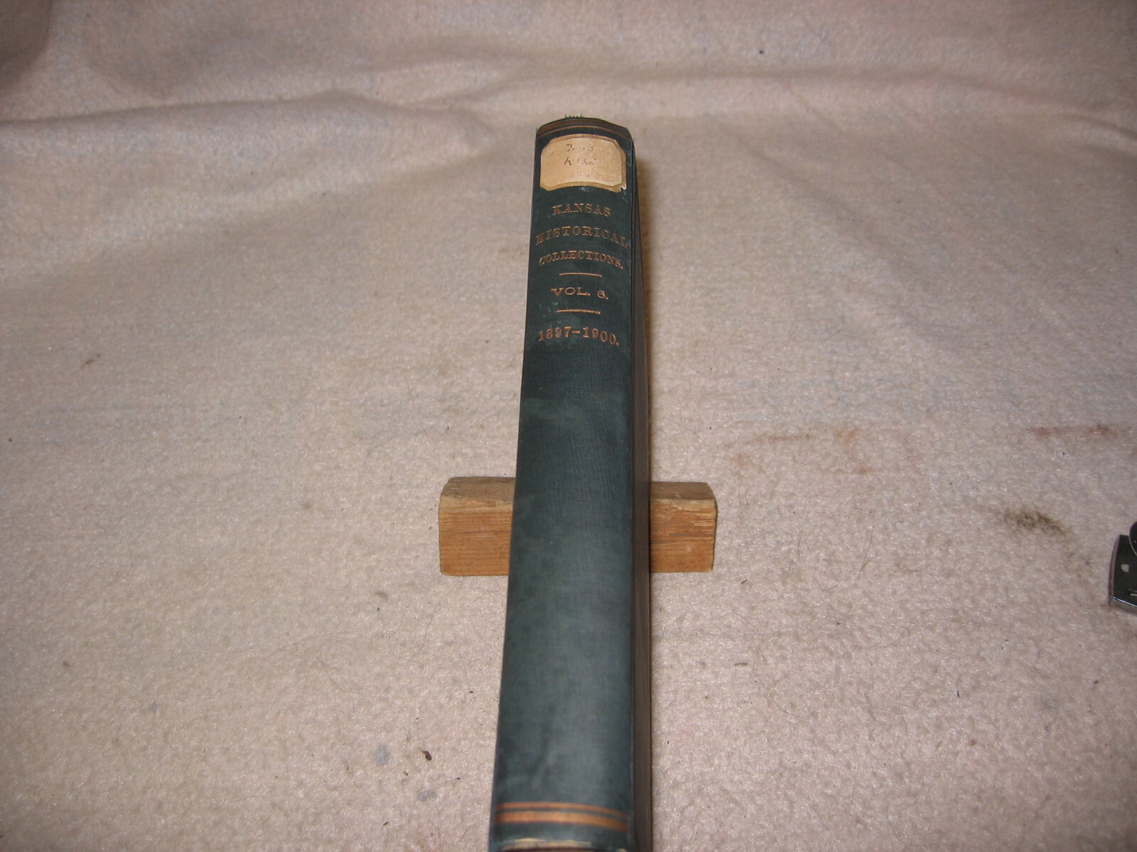 Kansas Historical Collections Vol 6 1897-1900 Loc T 9