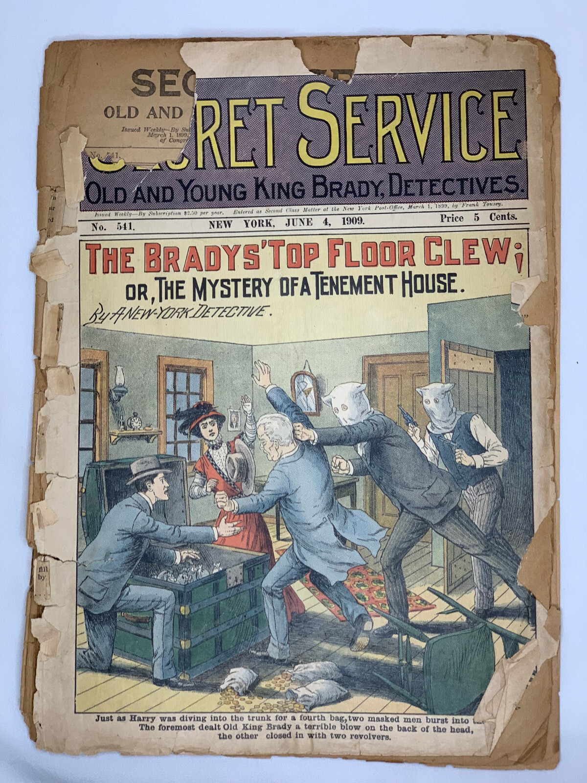 Secret Service, No. 541 – By Frank Tousey Publisher – June 4, 1909