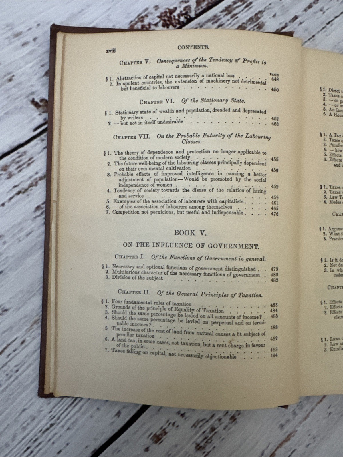 Principles of Political Economy John Stuart Mill 1909 Antique