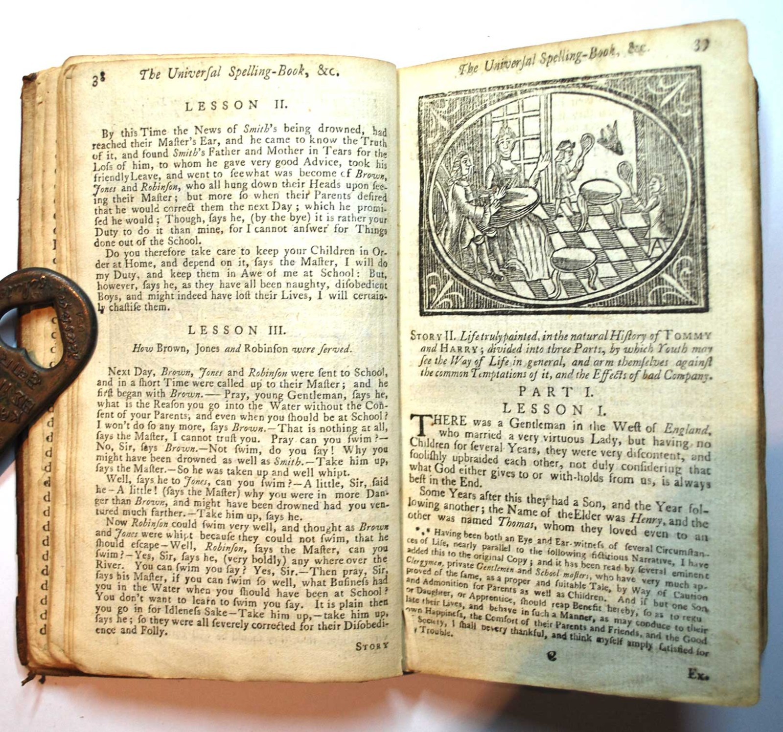 Universal Spelling Book, Daniel Fenning, 15th Edition, London 1771