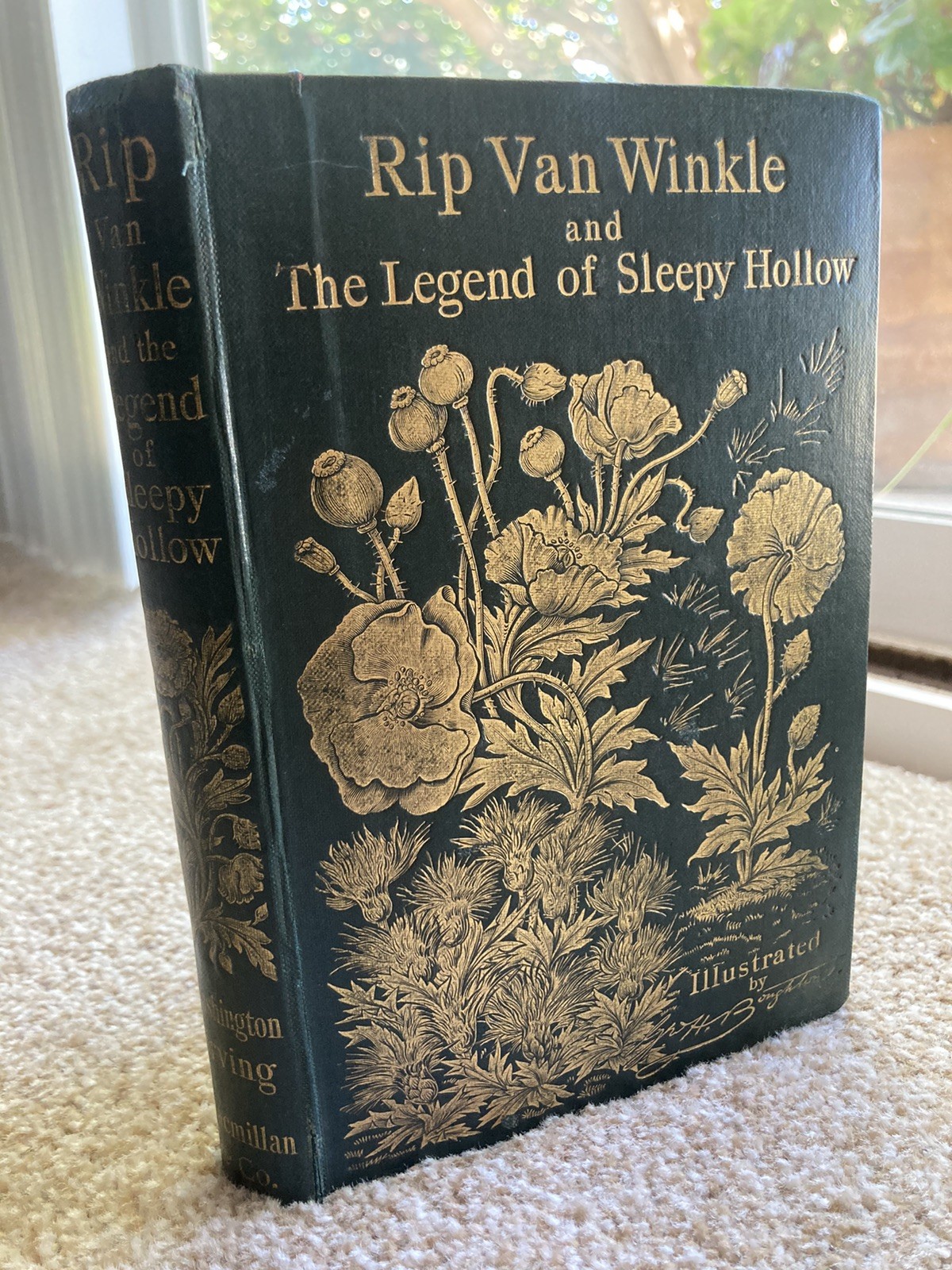 Rip Van Winkle & the Legend of Sleepy Hollow – Irving 1st Edition Hardcover 1893