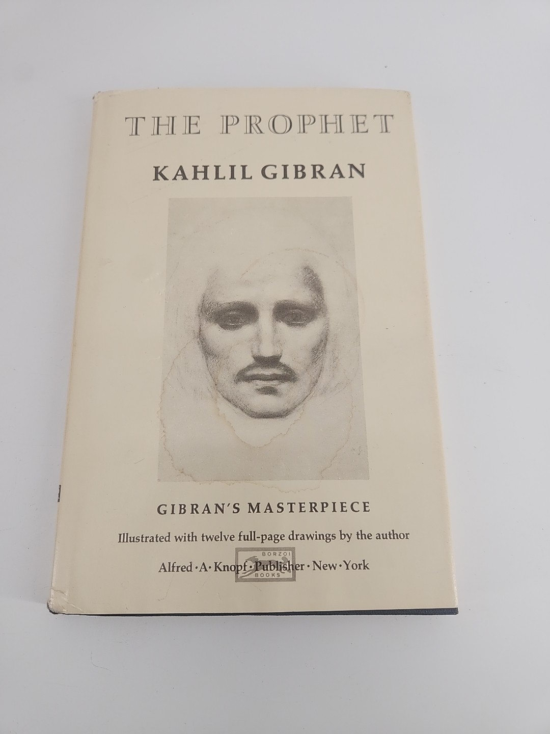 The Prophet by Kahlil Gibran ~ 1972 89th Printing ~ Embossed Cloth Hardcover