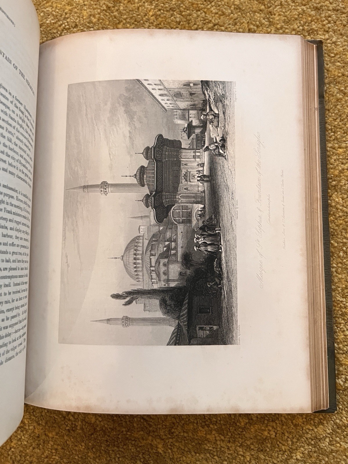 Constantinople Its Environs Walsh Allom Caxton Press 1840 Illustrated 2 Vol Set