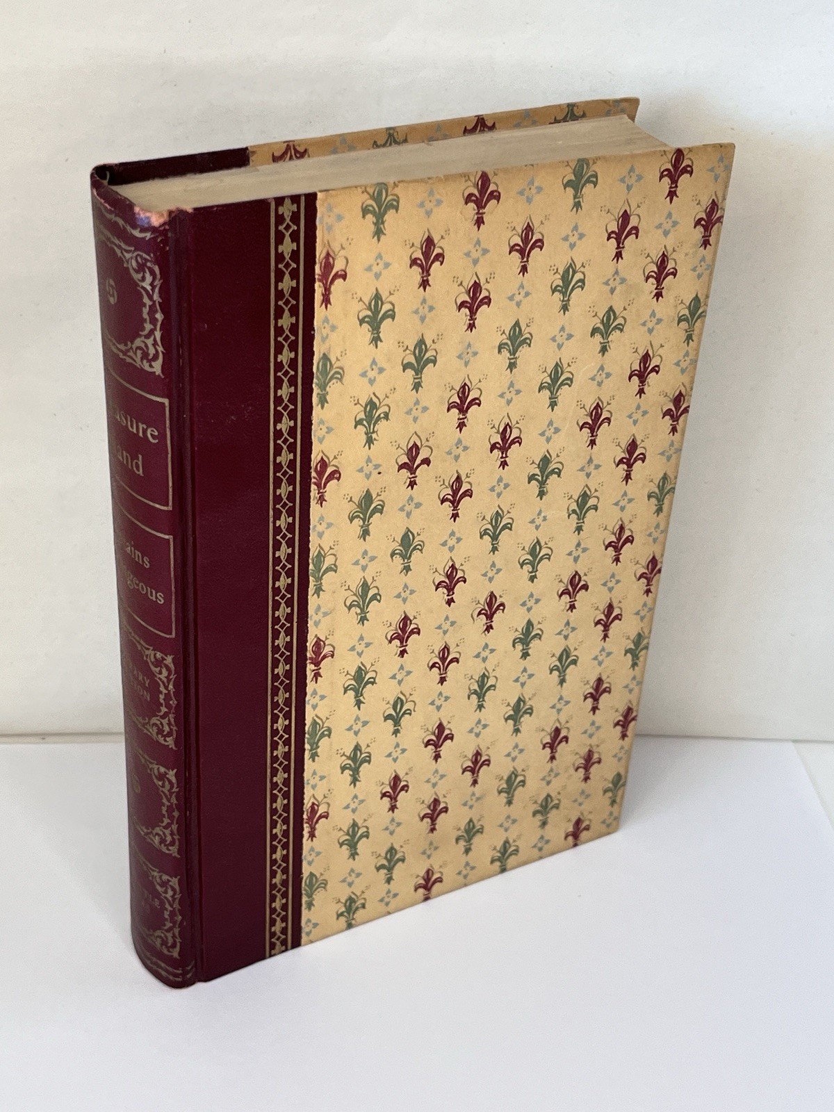 Treasure Island Robert Stevenson Captains Courageous Kipling Library 1948 BB