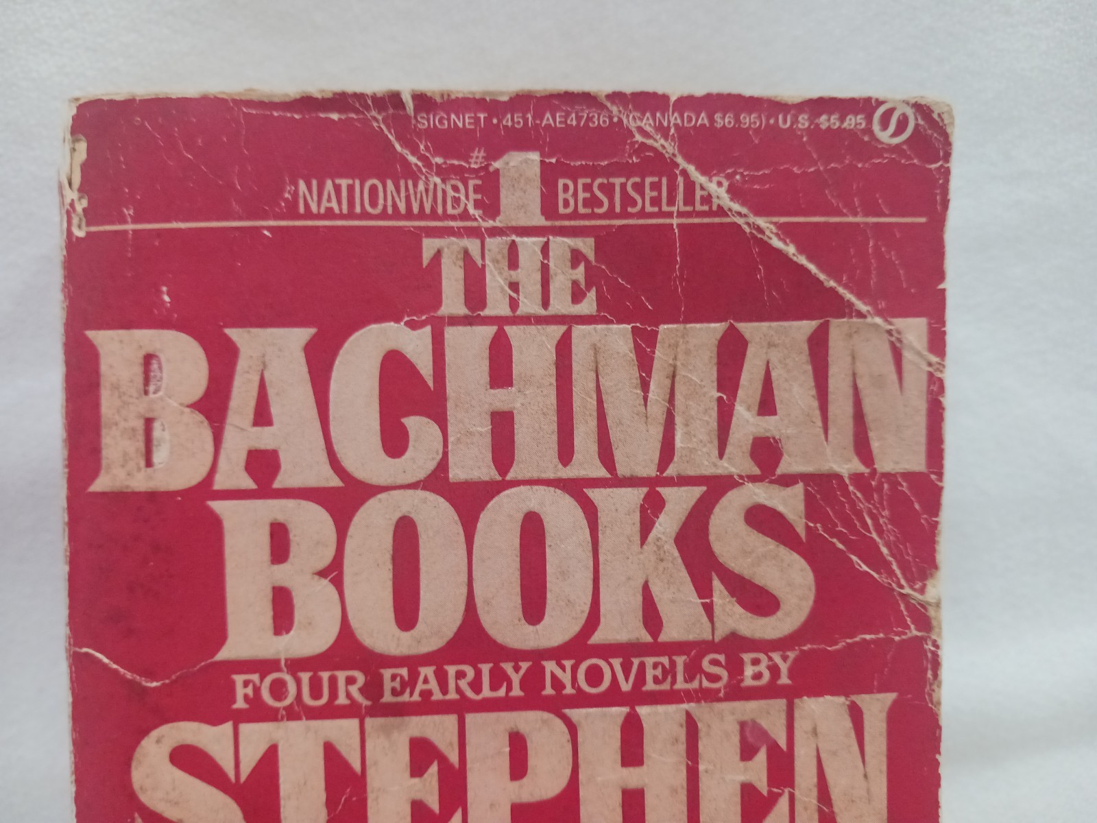 The Bachman Books Stephen King 1986 PB First 1st Printing Long Walk Rage Horror
