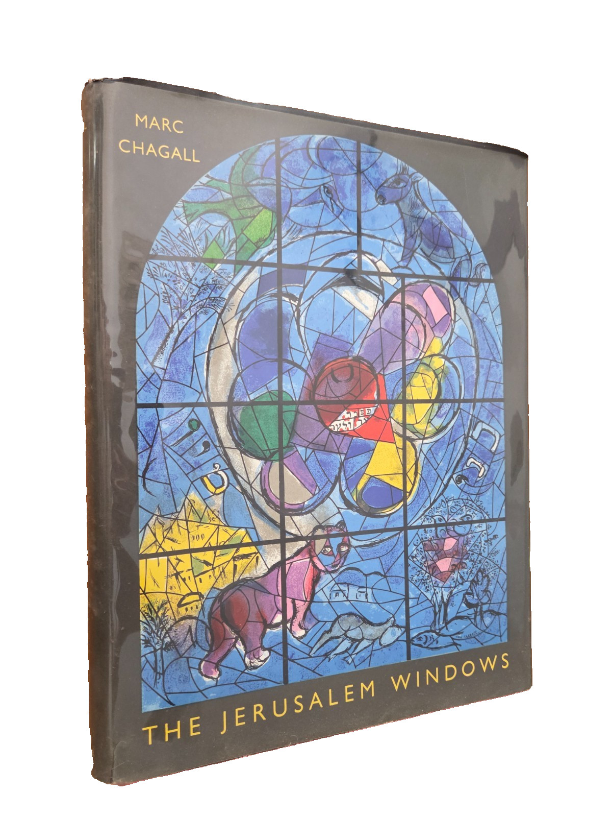 Marc Chagall The Jerusalem Windows 1962 Hardcover Book DJ 2 Original Lithographs