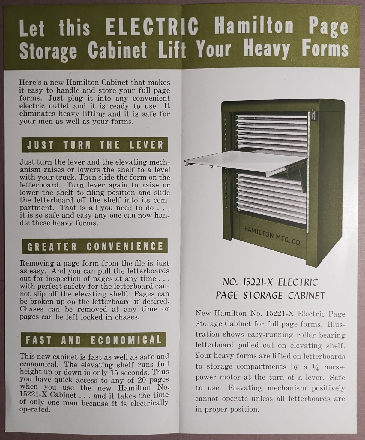 1939 Hamilton Two Rivers WI Newspaper Composing Room Equipment Catalog B2-81