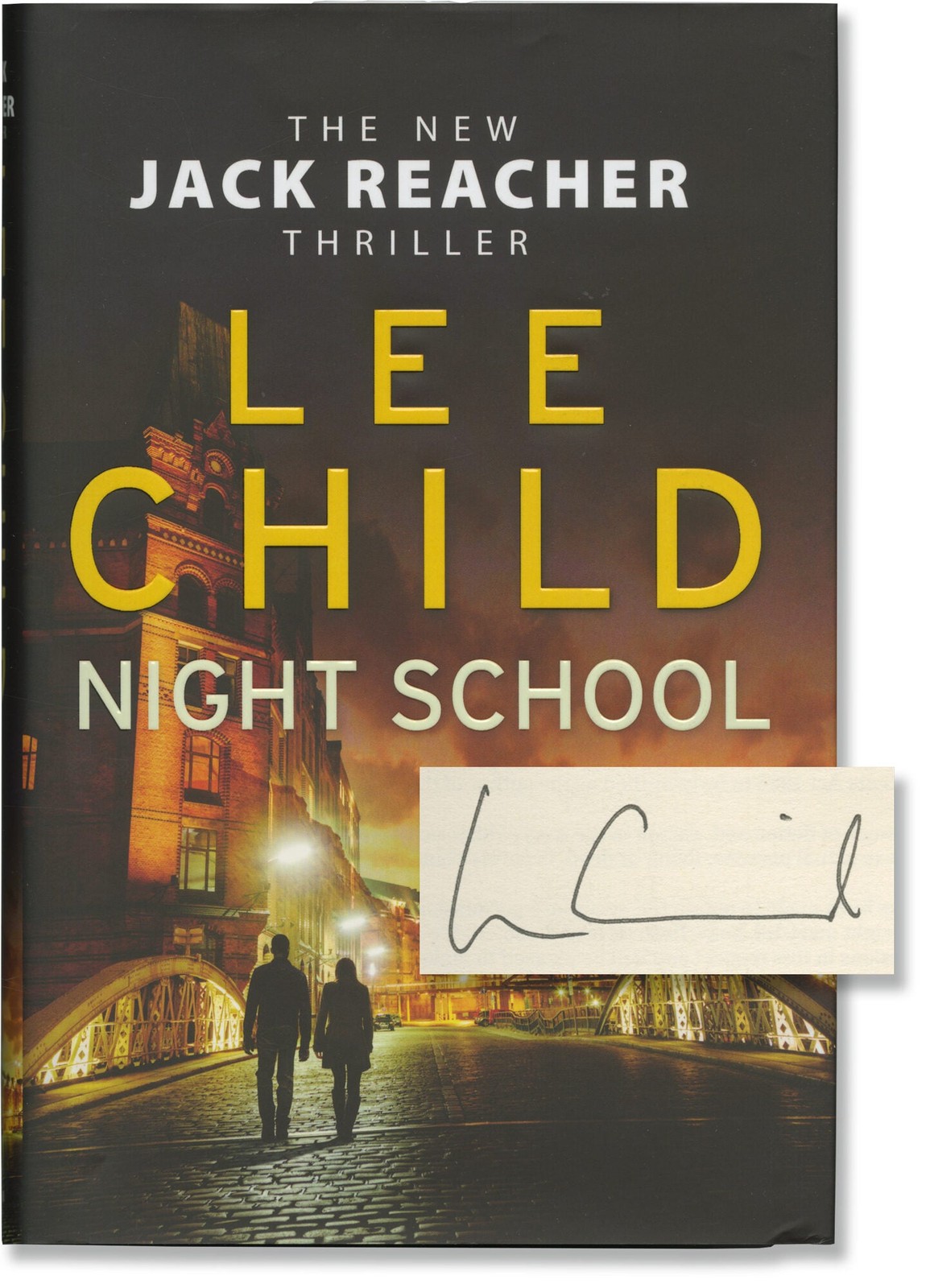 Lee Child NIGHT SCHOOL First UK Edition signed in the year of #169052