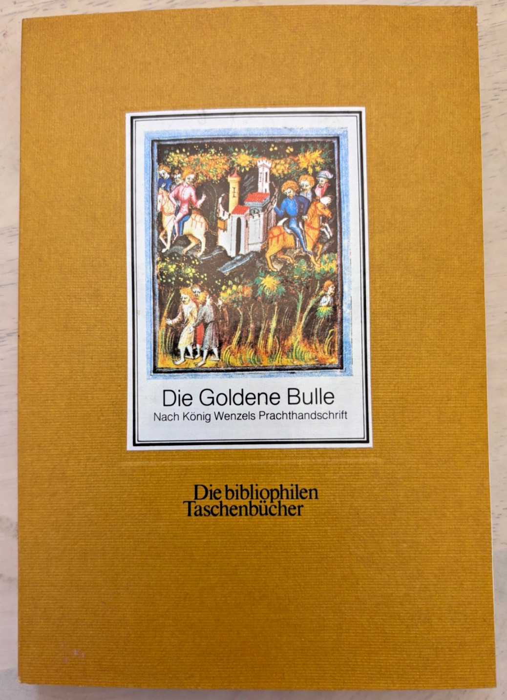 Medieval Illuminated Manuscript Book Golden Bull Holy Roman Empire German 1983