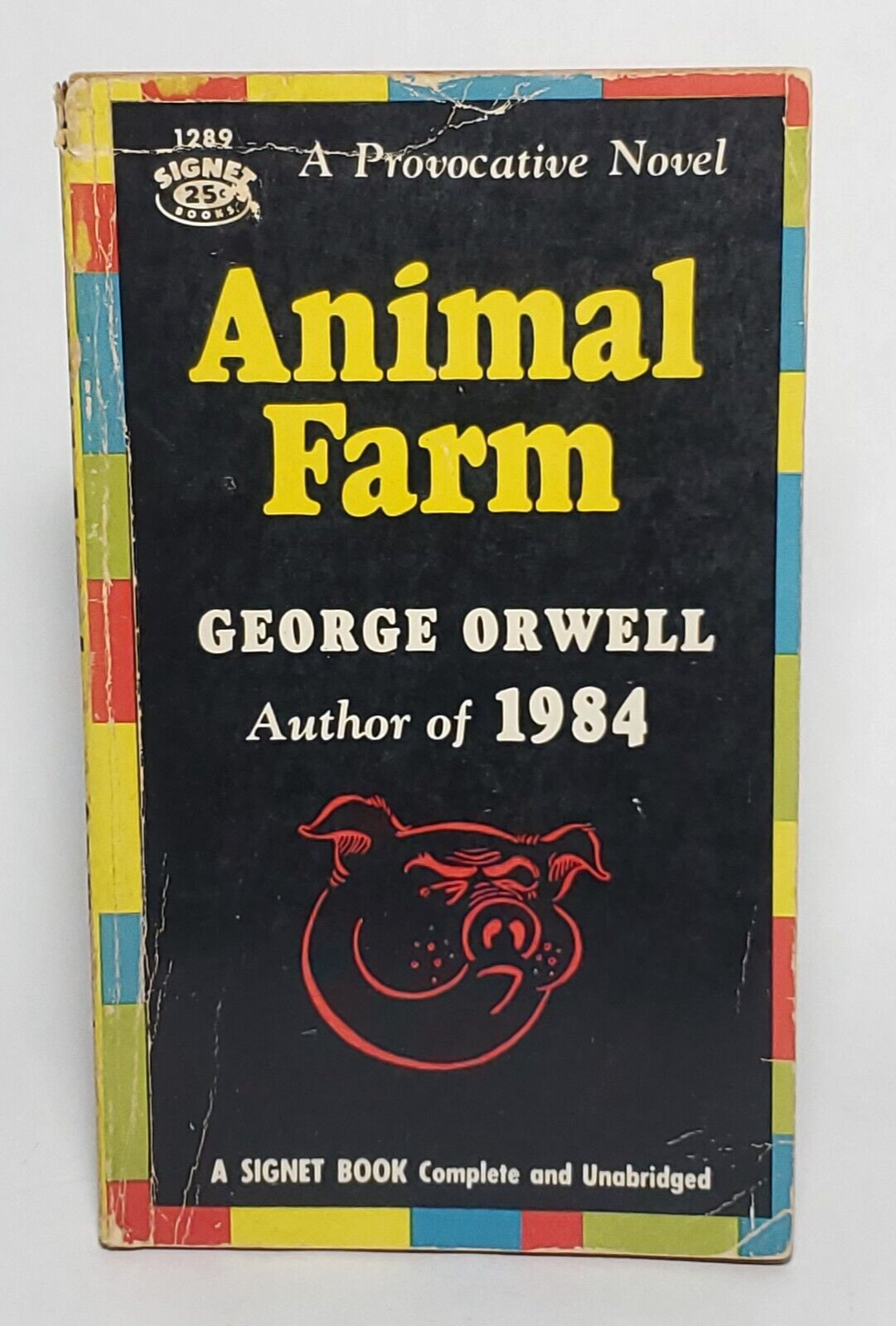 Animal Farm By George Orwell 1956 First Edition/Printing Signet PB #1289