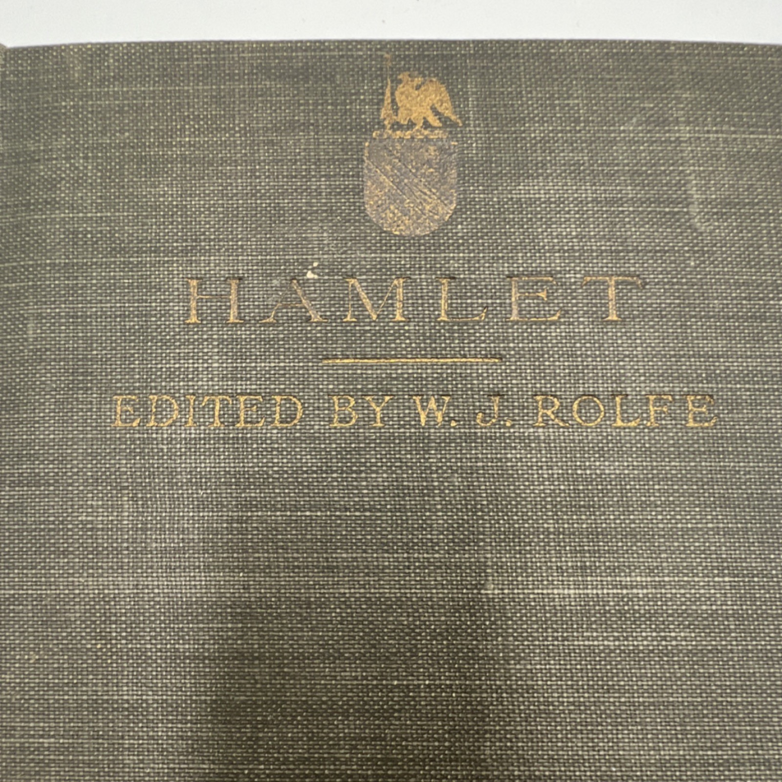 William Shakespeare Hamlet Edited w/ Notes William J. Rolfe Illus HC English