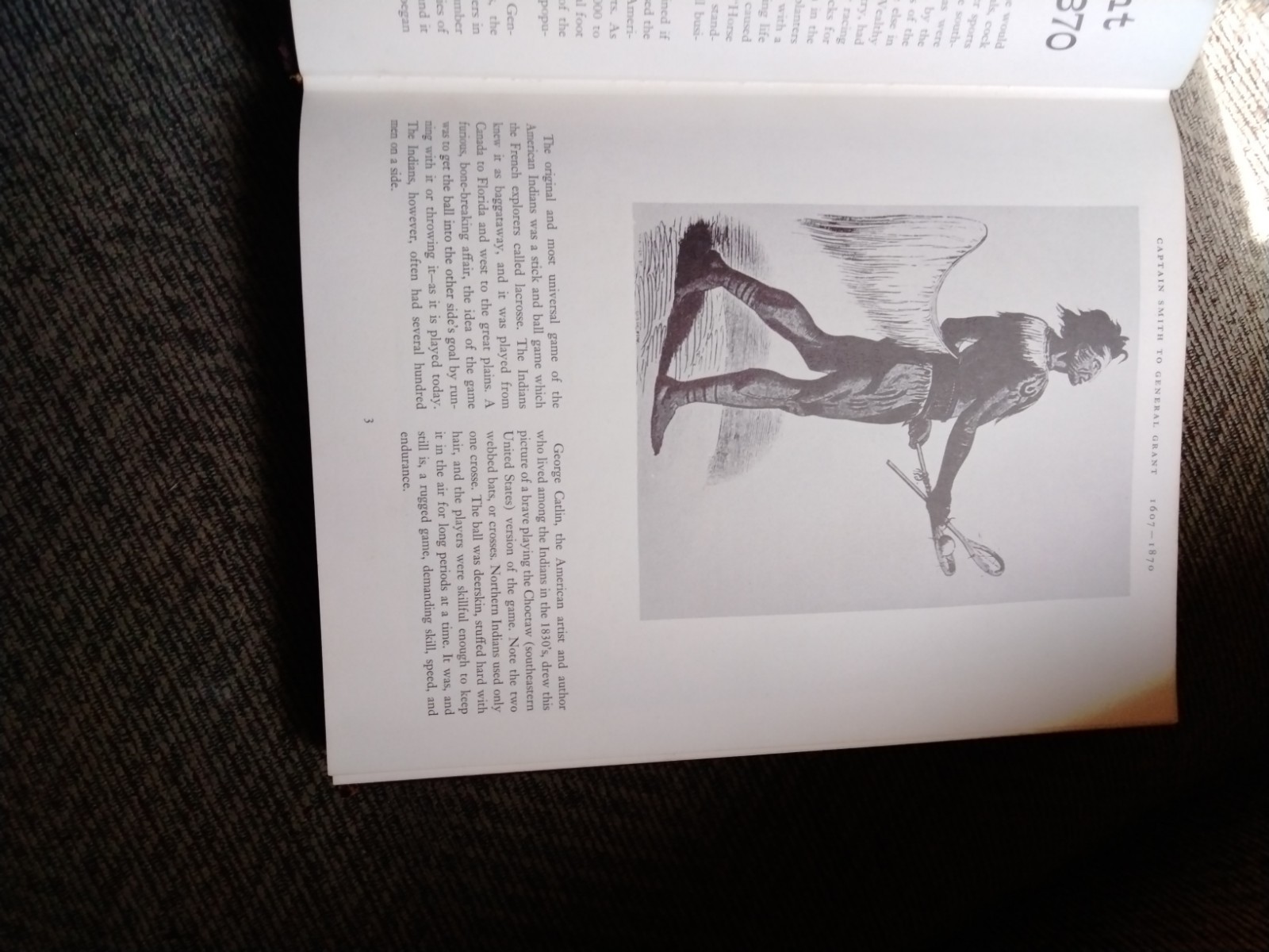 Vtg Pictorial History of American Sports Leather Book Durant Bettmann AS Barnes