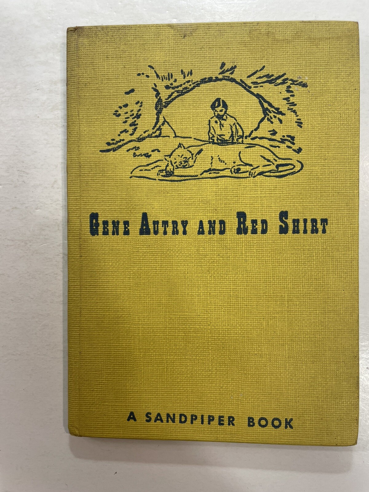 GENE AUTRY AND RED SHIRT 1951 SANDPIPER BOOK Young Reader‘ Library HB