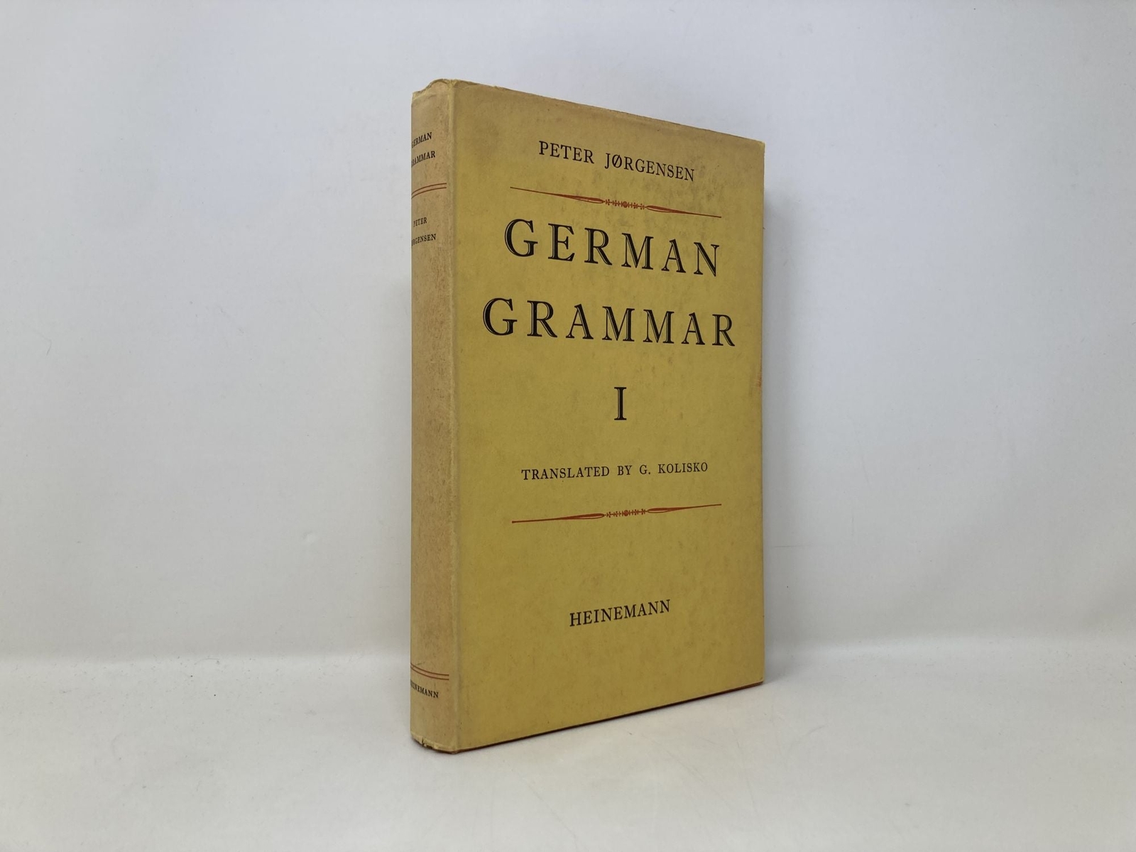 German Grammer I by Peter Jorgensen, Peter Kolisko First 1st Edition VG HC
